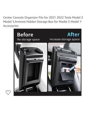 Tesla Center Console Organizer Storage Tray Compatible Model 3 Y Accessories New